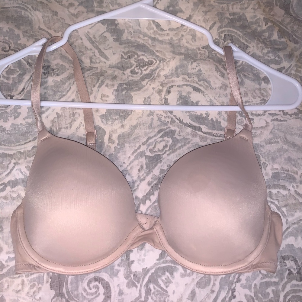 Nude Victoria’s Secret Pink Bra